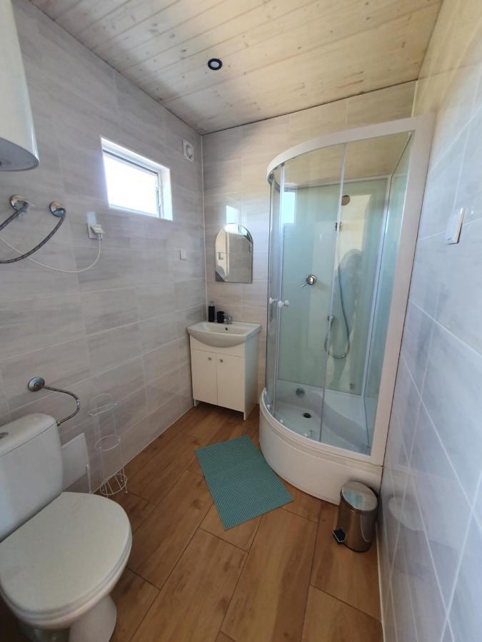 Diamenty Baltyku Domki Wakacyjne Balia Z Jacuzzi Mielenko Eksteriør billede