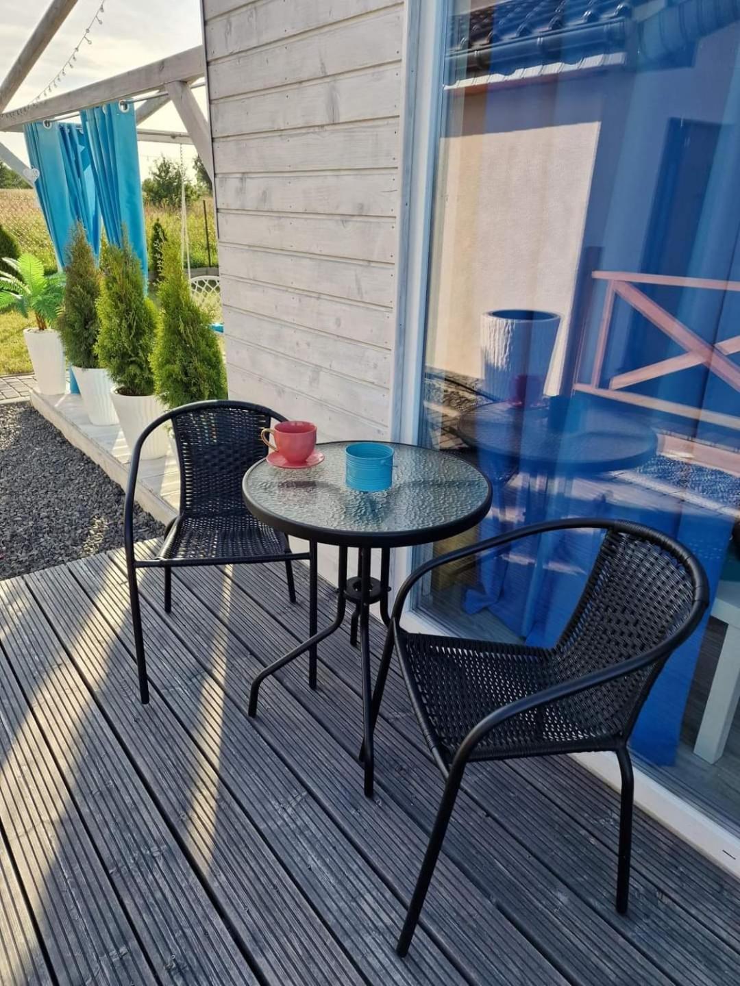 Diamenty Baltyku Domki Wakacyjne Balia Z Jacuzzi Mielenko Eksteriør billede
